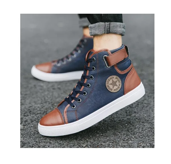

winter latest nice design fashion trend retro popular durable lace-up man casual shoes large size for men