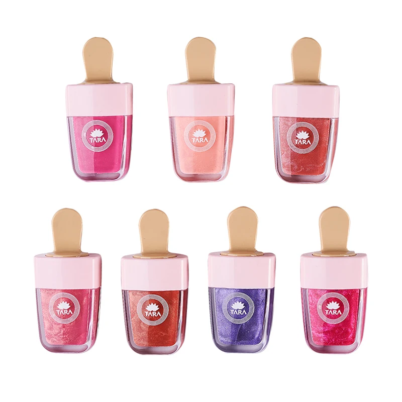 

Ice Cream Shiny Gloss Private Label Vegan Cute Lipgloss Lip Gloss For Girl