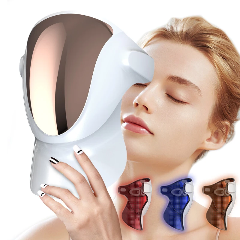 

2022 New Design Phototherapy Led Infrared Light Therapy Beauty Machine Anti Aging Skin Firming Wrinkle Remover Masque Facial Led