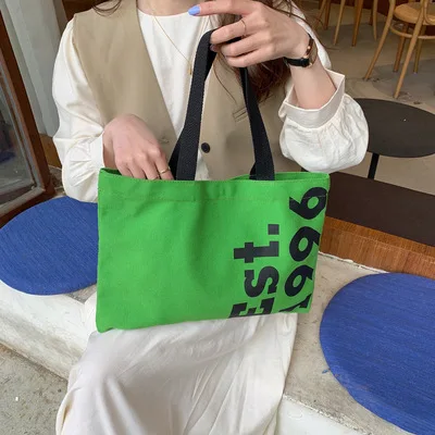 

Widely Used Green Deep Pink Handbag Canvas Big Custom Cooler Bag Insulated