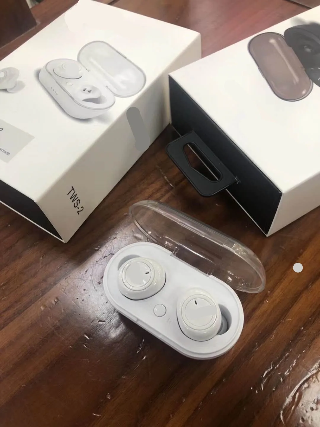 
TWS-2 Wireless earphone 5.0 Touch Dual Call Auto Power On Pairing Ear Wireless earbuds 