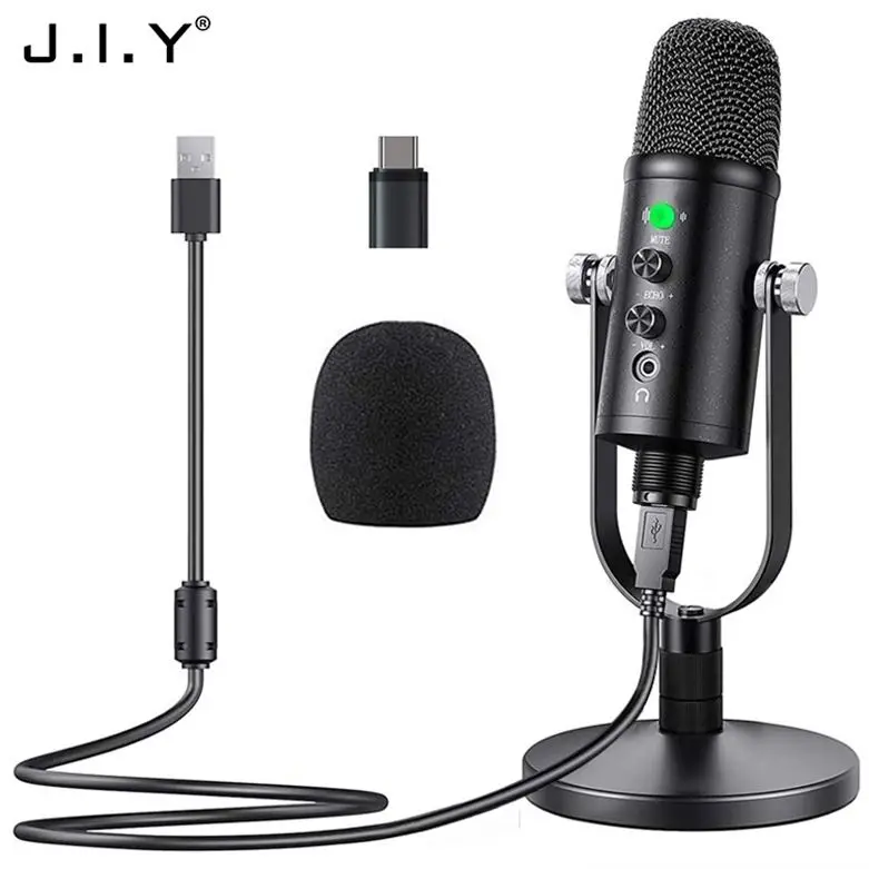 

BM-86 New Arrival Desktop Usb Direct Pickup Pc Microphone With Recording Condenser, Black