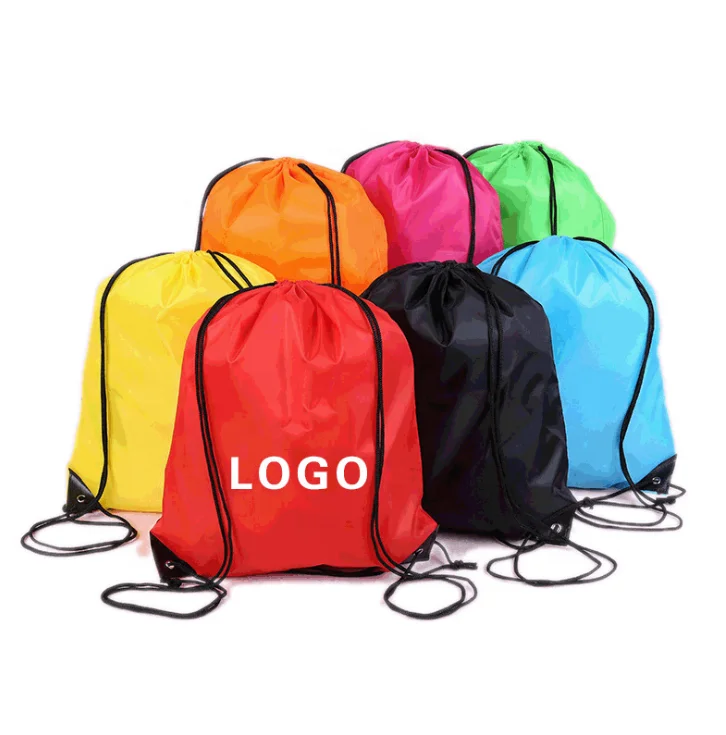 

Customized Animal Print Drawstring Designer Bag 210d Backpack Drawstring Bag Closure Drawstring Polyester Bag, Red.blue,black,white,pink,orange