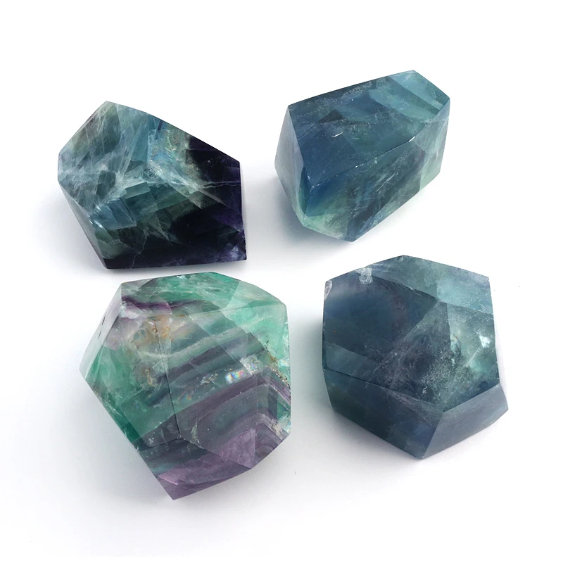 

Wholesale Crystals Healing Stones Crystal Freeform Natural Green Fluorite Crystal Block