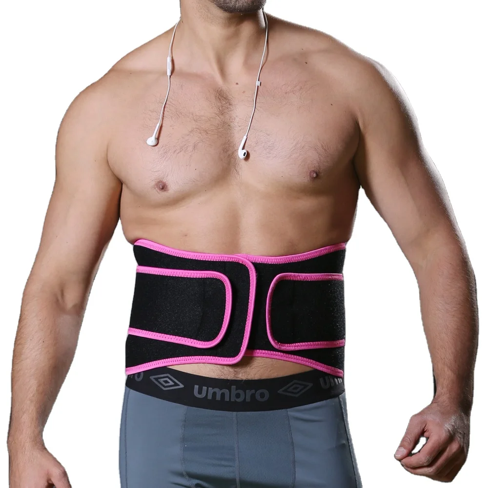 

High Quality Breathable Fabric Material Waist Trainer Neoprene Belt Clincher with Phone Bag, Black or customized color