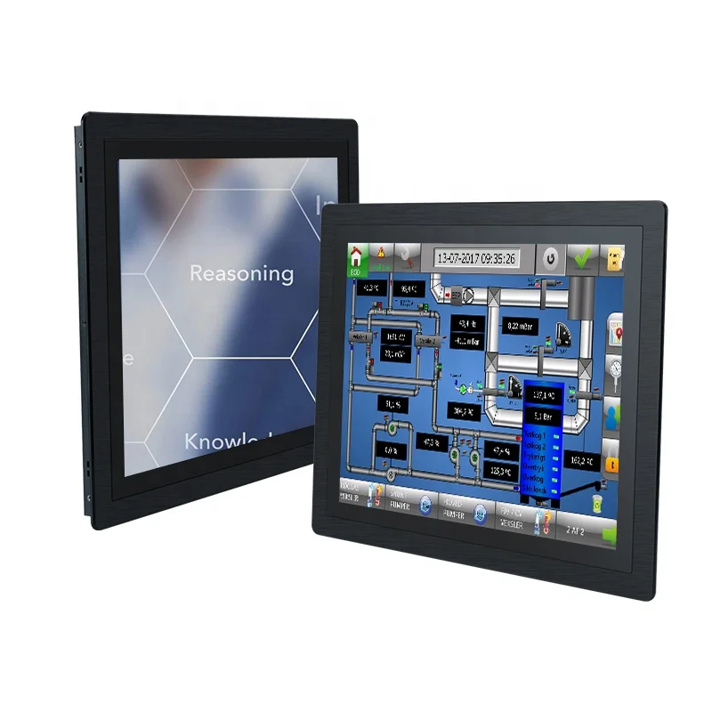 

17" Industrial Panel PC Capacitive IP65 Front Panel Open Frame Touch Monitor DC24V Industrial Touchscreen AIO Monitor