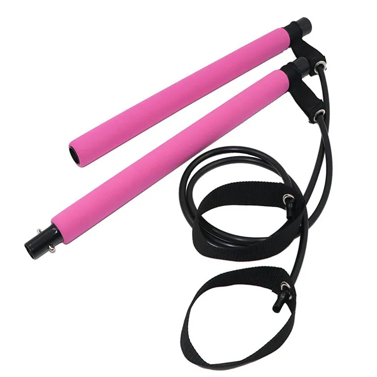 

Portable Lightweight Trainer Home Workout Yoga Gym Pilates Bar,Muscle Pilates Stick