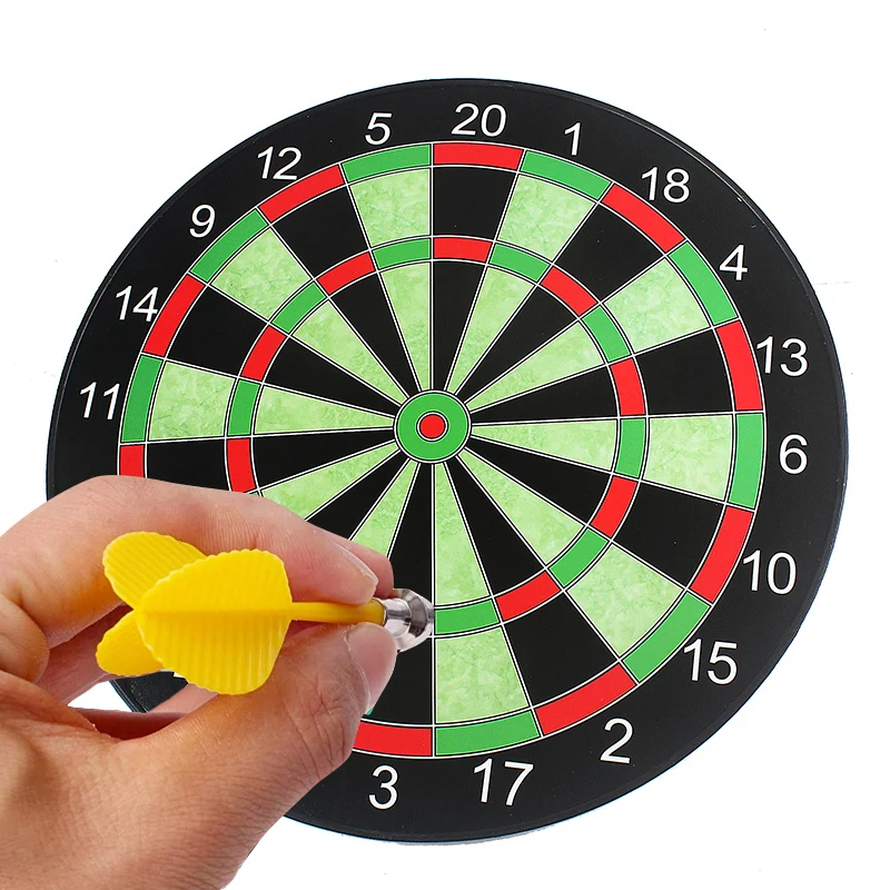 

Magnetic Dartboard Plastic Wing Dart 2021 New Darts Board Game 17 Inch Colored Plastic Dart Board, Black-green