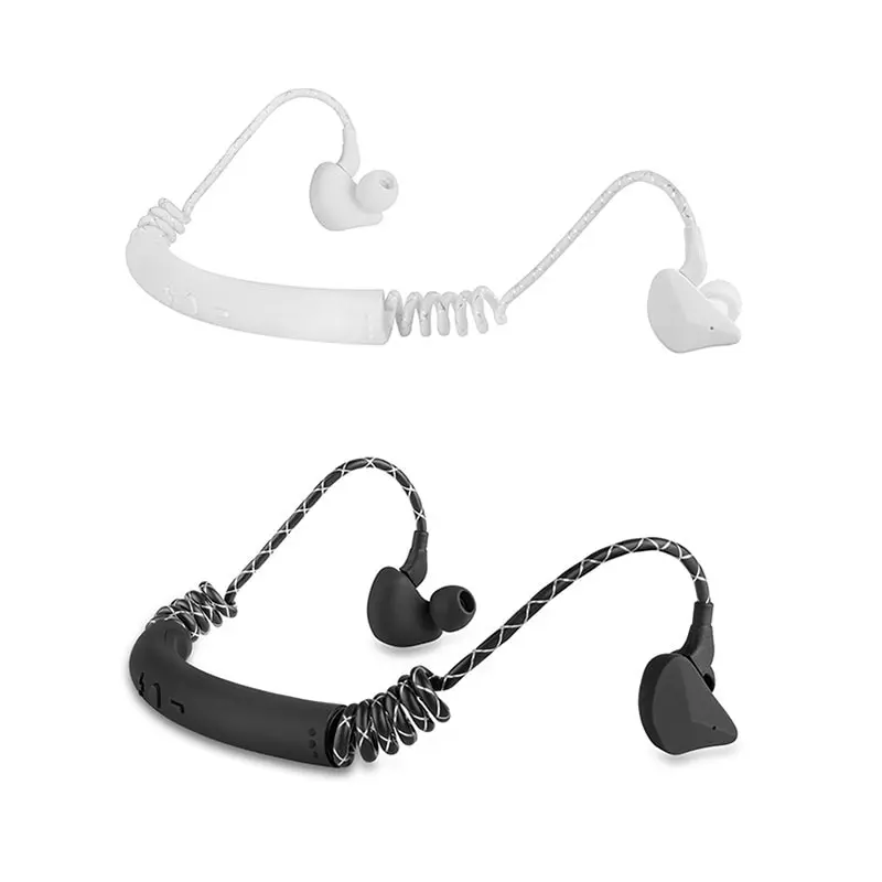 

M12 Wireless Earphones Waterproof Ear Phone Noise Reduction Bass Stereo Neckband Headset With Mic