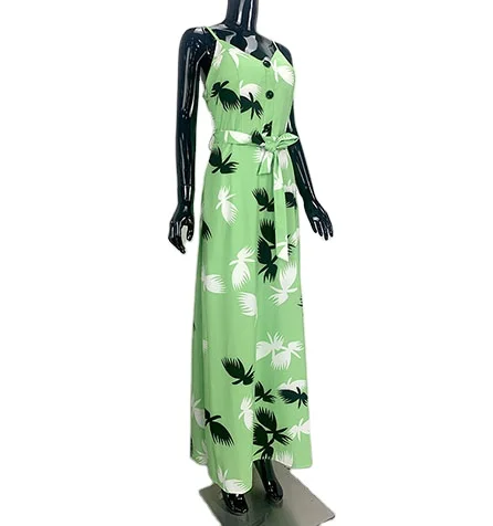 sage green casual dress