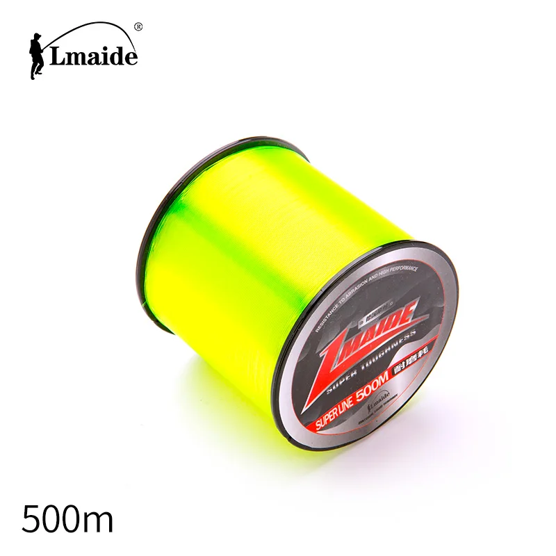 Level Shape and Sink Line Buoyancy Characteristic nylon fishing line 500m monofilament line with carp fishing low stretch