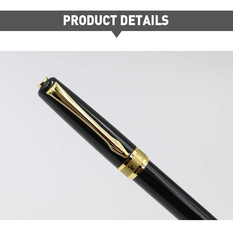 Luxury Branded Name Metal Fountain Pen With Box Packed Customer Logo