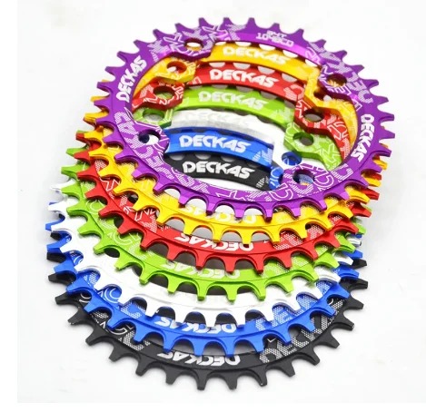 

DECKAS 104BCD MTB Bike Narrow Wide Chain Ring 32T 34T 36T 38T bicycle Chain ring Round Road Bicycle Chain wheel