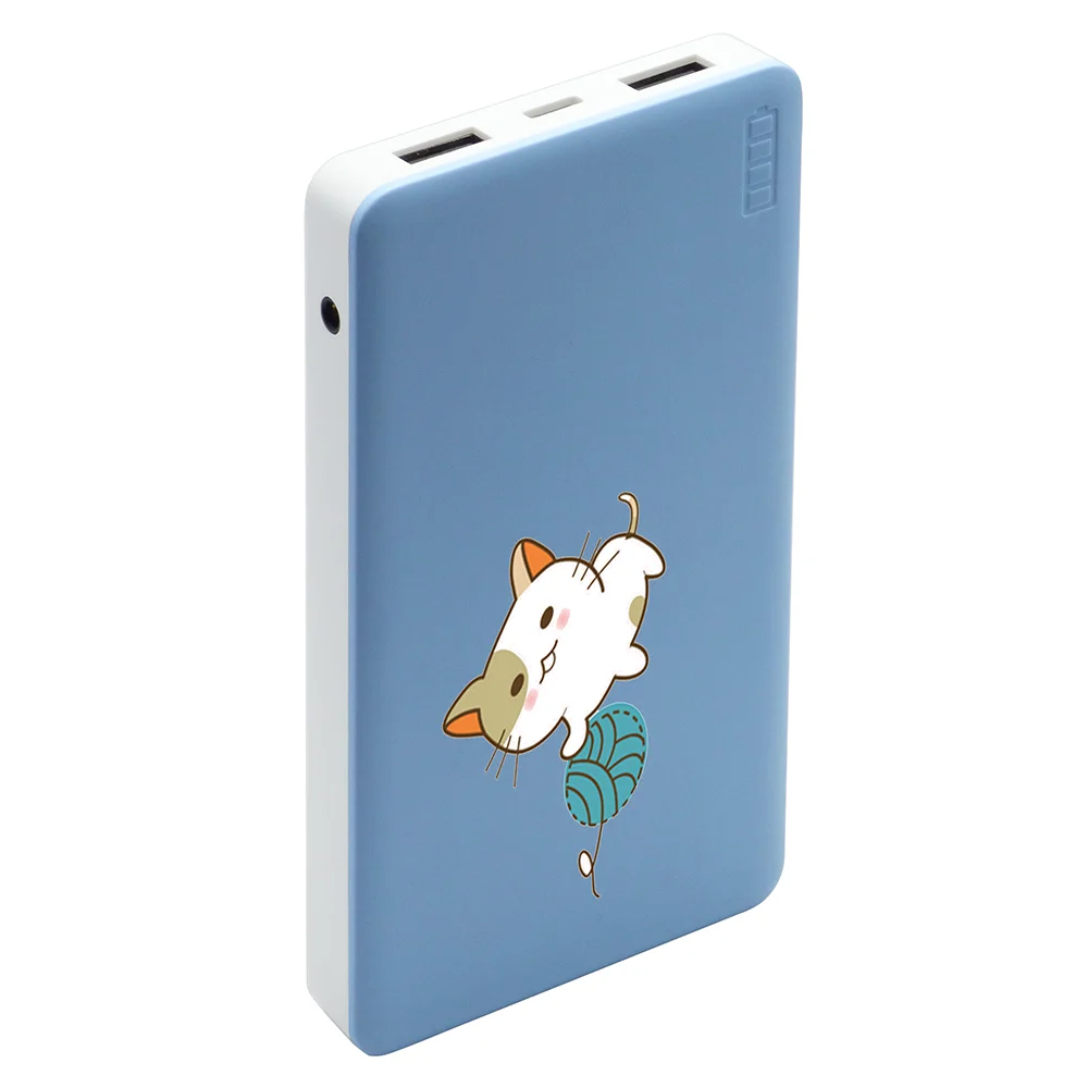 

OEM Cute customized pattern USB Rechargeable Power Bank 5V Mini Portable Travel Pocket power bank, Customzied