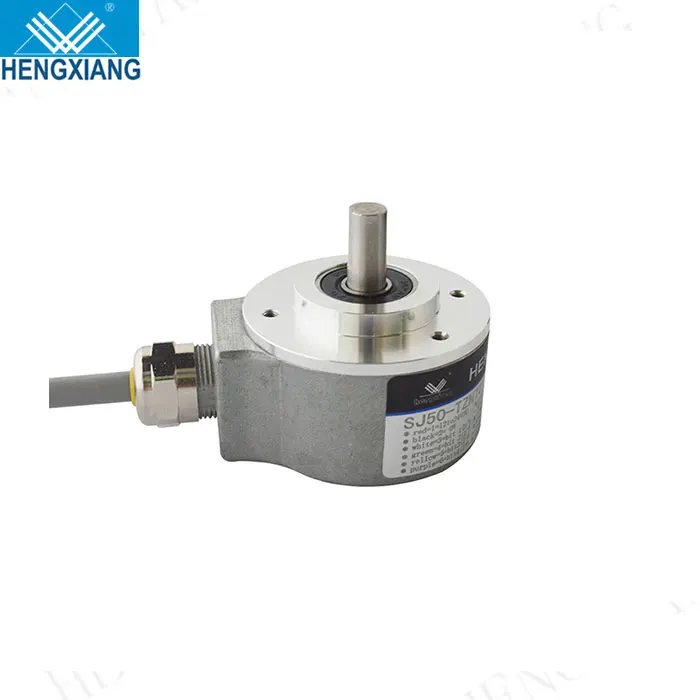 

10mm solid shaft stainless steel single turn solid shaft absolute rotary encoder SJ50 PNP Output Gray Code 5bit