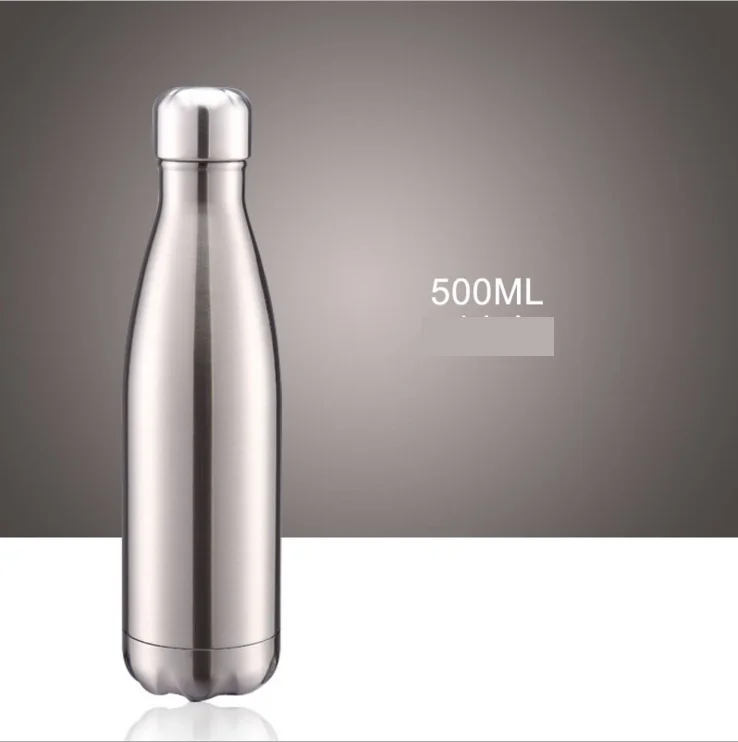 

High Quality Cheaper Price 500ml Cola Shaped Vacuum Thermal Insulated Stainless Steel Water Bottle