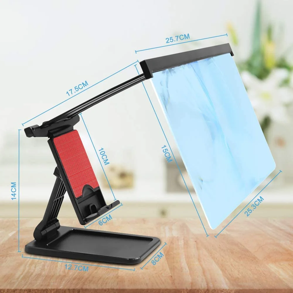 

L20 Mobile Phone Amplifier 3D Magnifier Bracket Holder Smartphone Screen Stand
