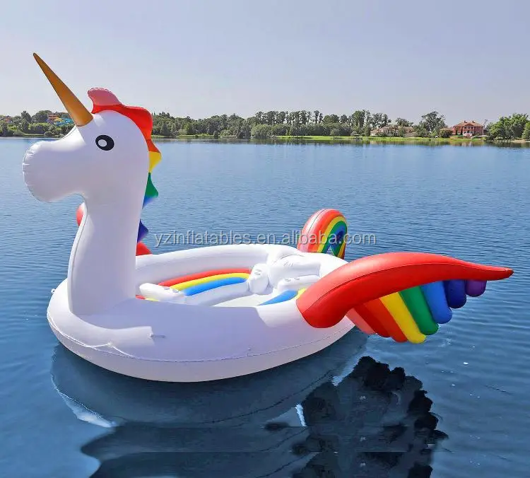 giant unicorn lake float