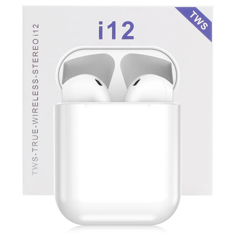 

Inpods 12 macaron tws earbuds bt5.0 headphones wireless i12 earphones inpod, Pink,blue,green,white,black