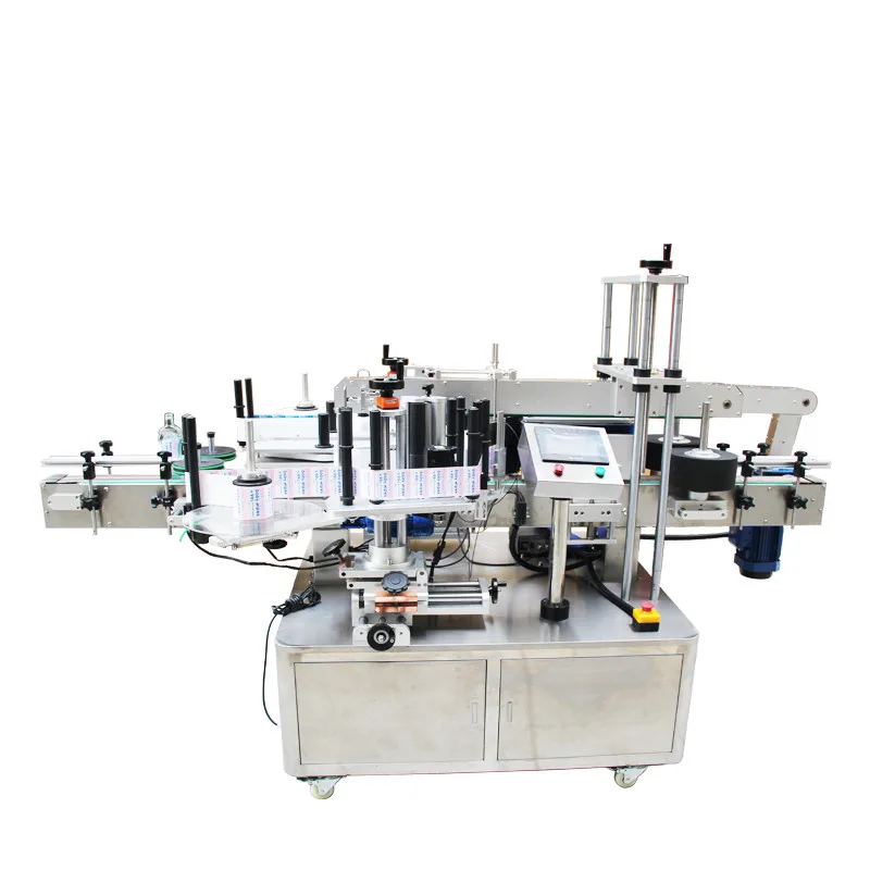 YTK-600 Automatic Square Bottle Chocolate Box Sticker Dual Side Labeling Machine