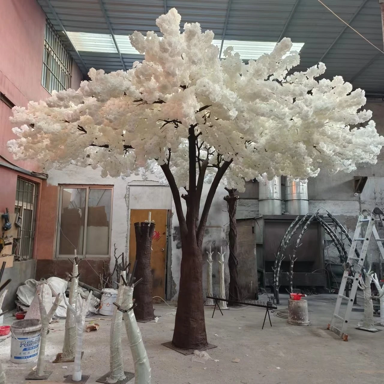 Wholesale Indoor Outdoor Customized Table Centerpiece White Pink Sakura Arch Artificial Flower Cherry Blossom Tree for Wedding