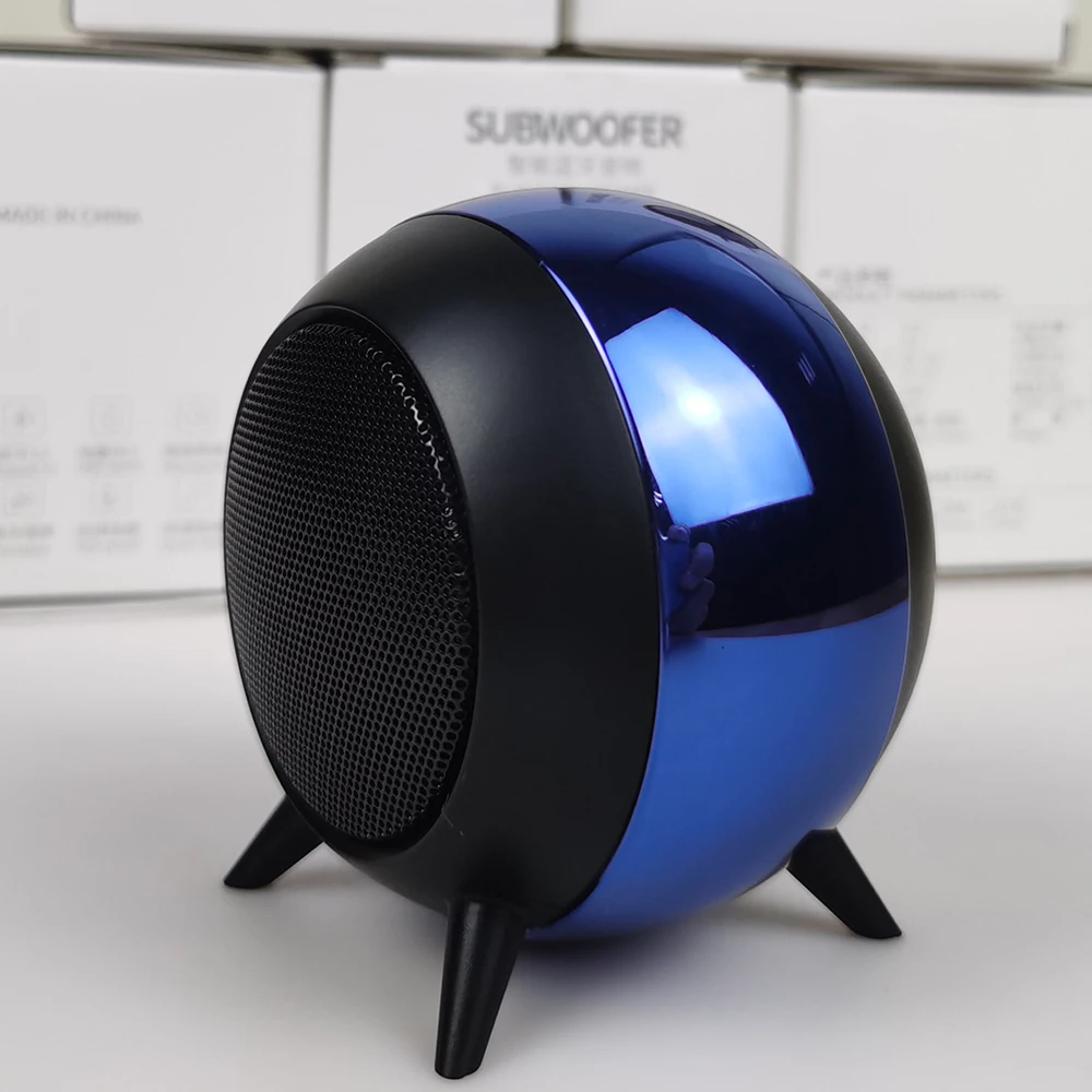 

Blue tooth portable surrounded stereo wireless smart speaker, Extended Bass and Treble, Wireless HiFi Portable Speaker, Colorful