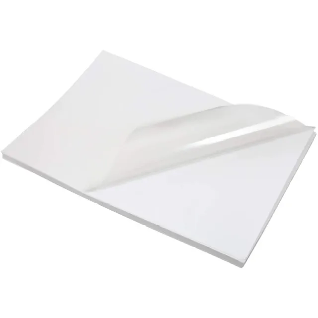 

11.7x8.5 inches sheet weatherproof transparent adhesive a4 matte sticker paper for laser printer