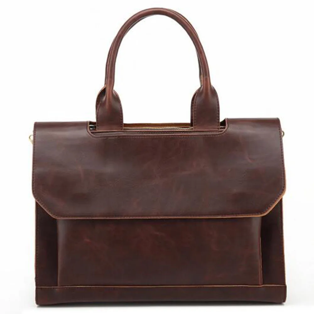 

YTF-P-STB213 Fake genuine leather high quality man's briefcase bag, Brown