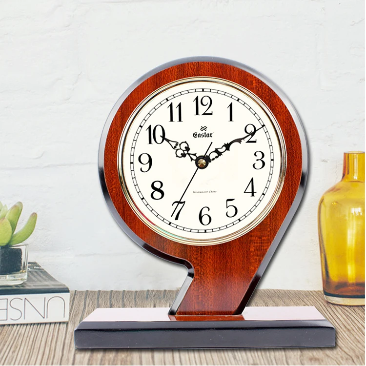 
Personality creative number 9 classic antique wooden clock 