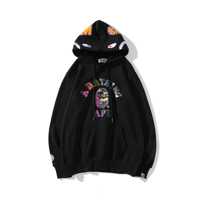 

MWHDCP6611 Hot selling winter wear loose jumper jackets ape head color printed mens jackets and sweaters, Multi color optional