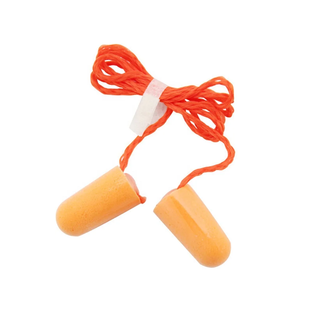 
3M 1110 Corded Foam Earplugs 29 dB Noise Reduction Sleep Swim Travel Work Ear Plug 