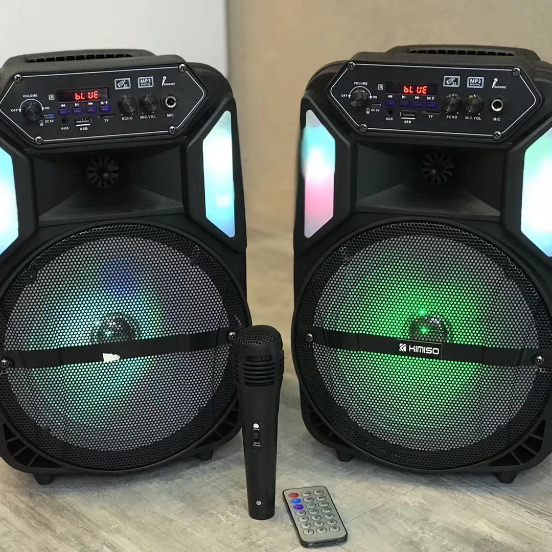 

QS-4801 New trending product party speaker Professional audio stereo portbale speaker with colorful lights