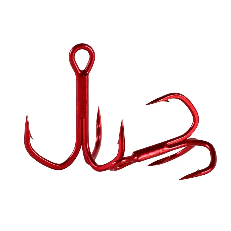 

Model PJYG Single Hook With Feather 1# 2#  Fishing Hooks 5 pcs/bag Fishing Accessories