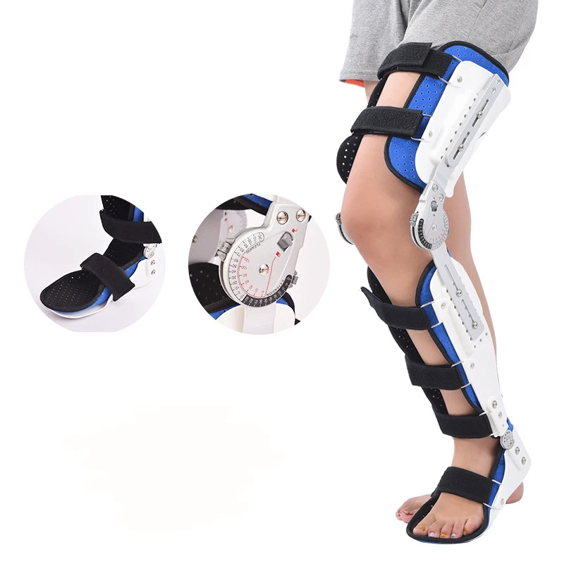 

Factory Supplied High Quality Adjustable Medical Knee Ankle Foot Orthosis Brace KAFO, Customized color