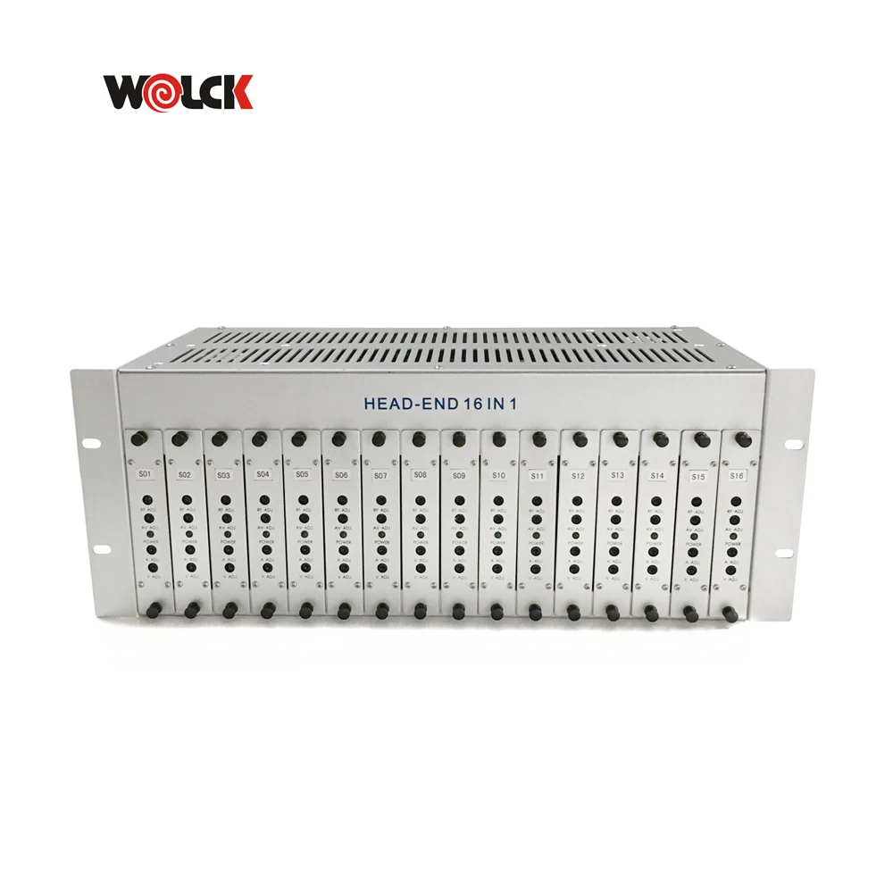 

Wolck Headend Equipment 24 Channel AV Input RCA Combiner Amplifier Analog Fixed CATV Rf Modulator