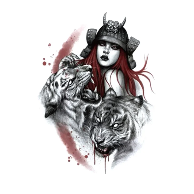 

Personalized Cost-effective Half Arm Water Transfer Body Art Arm Tatoo, Cmyk