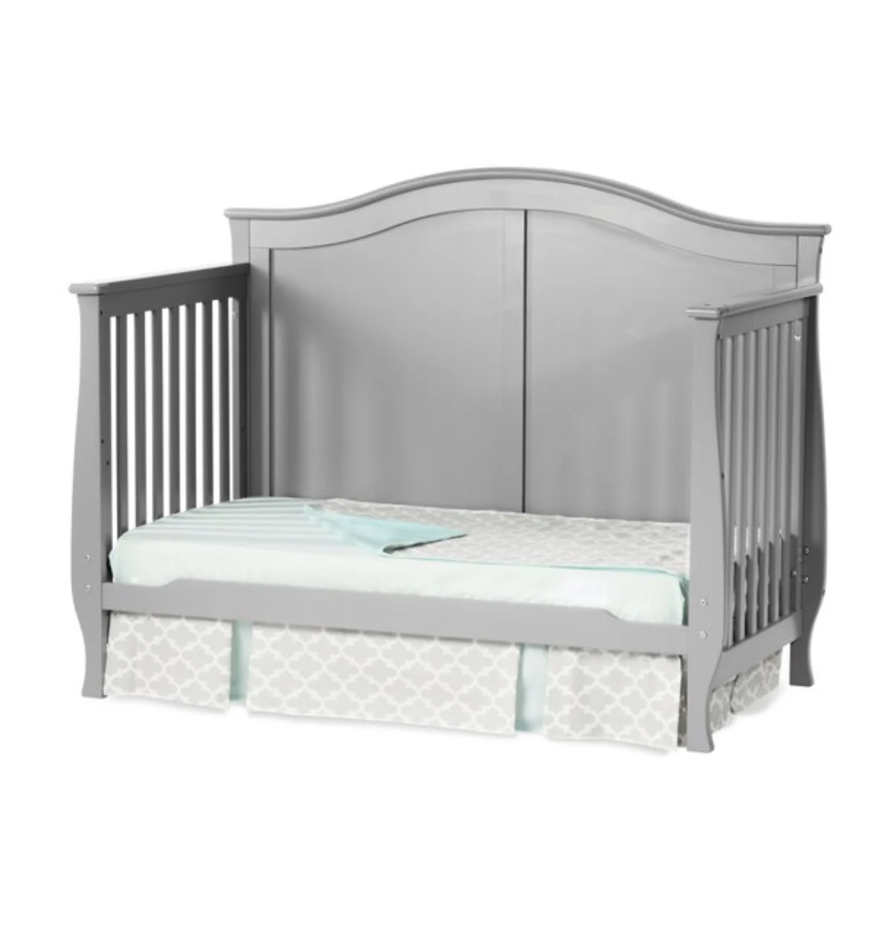 
America style pine wood high quality wooden baby crib 