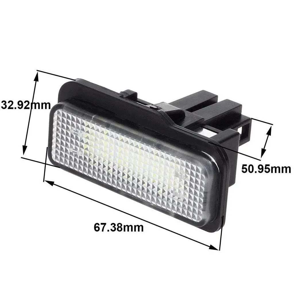 License Plate Light License Tag Lights Xenon White Led Car License