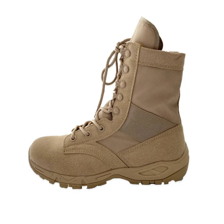 

Custom Durable Tactical Combat Jungle Beige Shoes Desert Khaki Army Rubber Woman Boots New Arrivals 2021 Boots Military, Customized