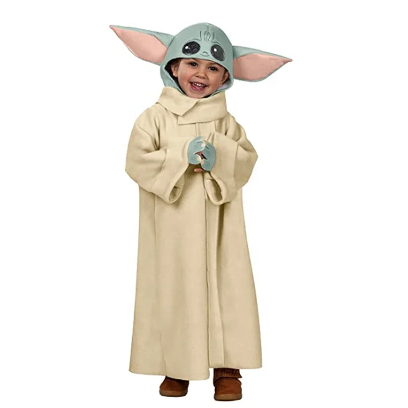 

Master Yoda Cosplay Anime Costume Baby Yoda Stage Costume, Picture shows