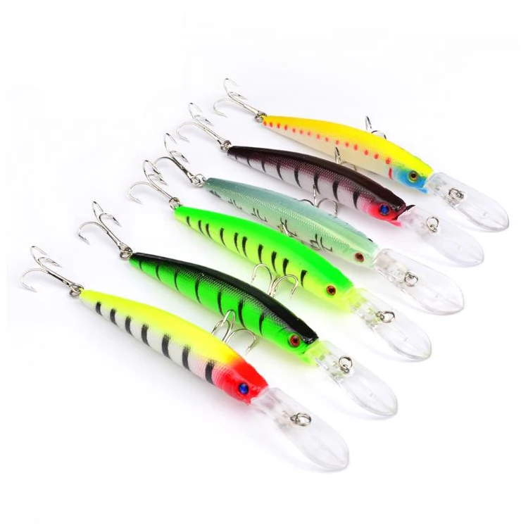 

WEIHE Artificial 15.5G 14.5CM minnow suspend hard bait fishing tackle lure With Treble hook, See details