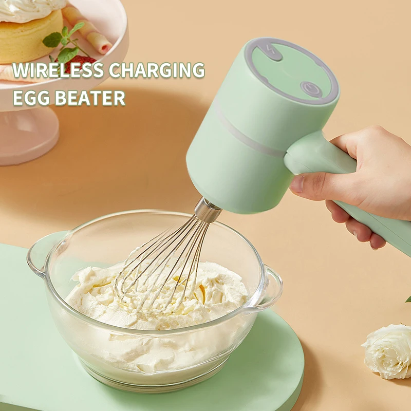 

Portable wireless electric whisk egg stirring beaters tart tools kitchen cake bread automatic butter beater mixer garlic blender
