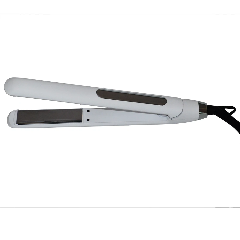 

2021 innovative LCD flat iron hair titanium, Red,pink, grey,etc.can be customized