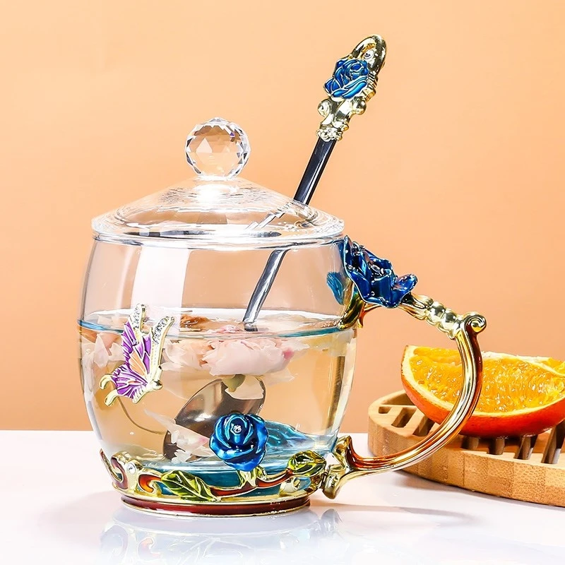 

Factory Manufactured Hot Sale Japan Tea Cup, Red/blue