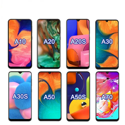

New Mobile Phone Lcds For Samsung Galaxy A10s A20s A30s A40s A50s A70s a507fn/ds A107 A207 A307 A407 A507 2019 lcd screen touch, Black