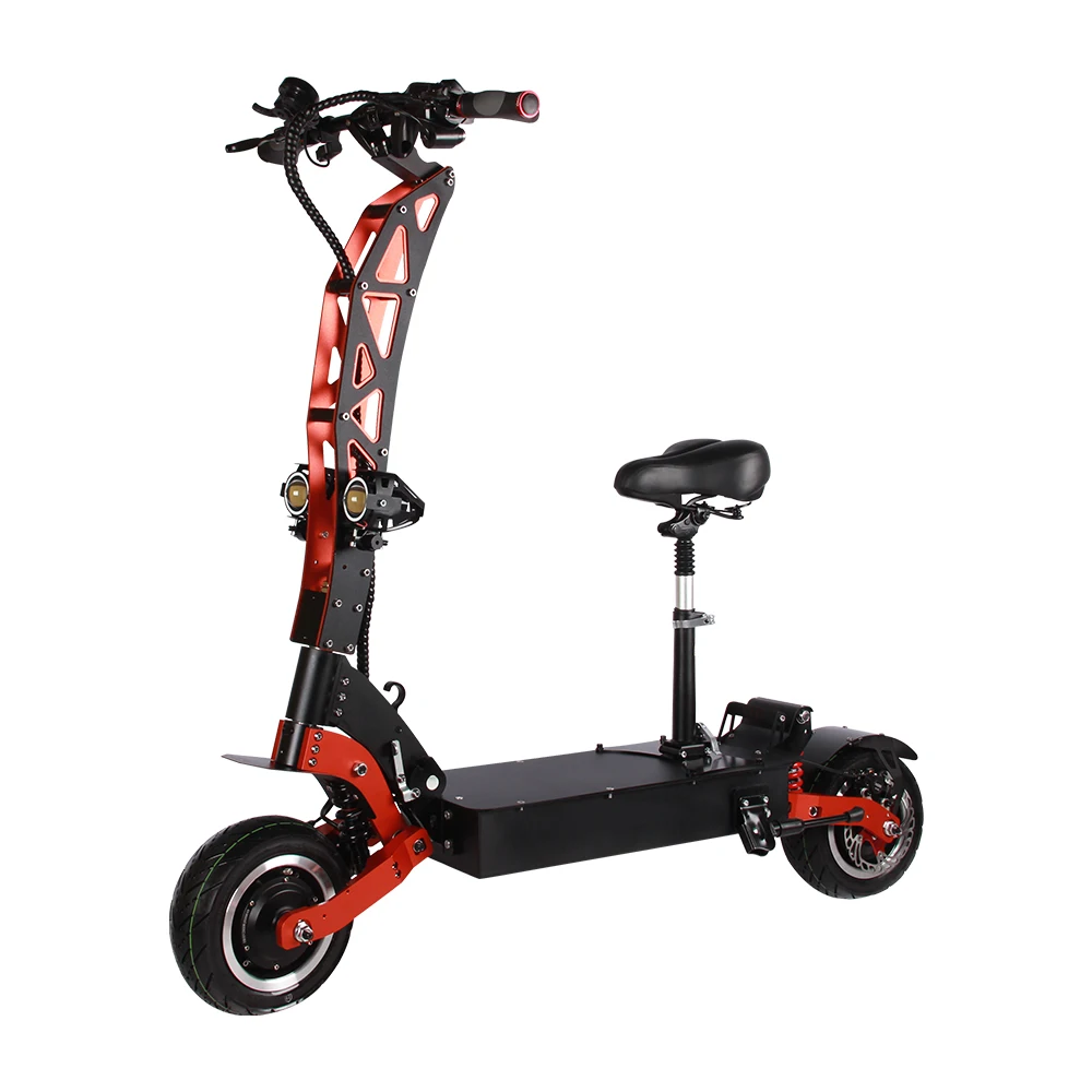 

Waibos Manufacturer Powerful W1108P 72V 7000W 6000W 11 inch Folding Off Road Two wheel Kick Electric Scooter With Seat For Adult