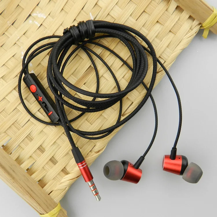 5毫米麦克风3.5毫米金属耳机有线