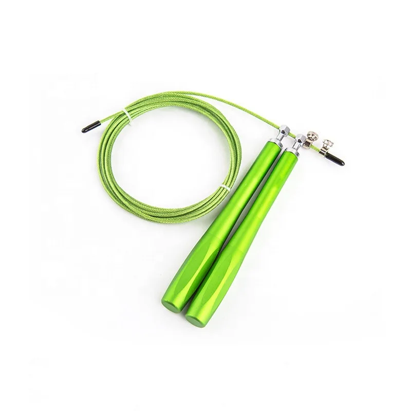 

Fitness Chinese Durable High Quality Aluminum 3 Meters Ball Bearing Free Mix Color Custom Logo Speed Skipping Jump Rope, Black, green, blue, orange,plum and custom color