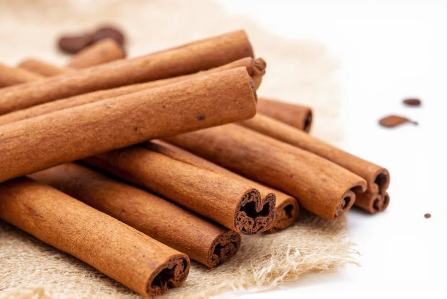 Step-by-step visual guide showing proper technique for breaking cinnamon sticks using kitchen towel and hammer