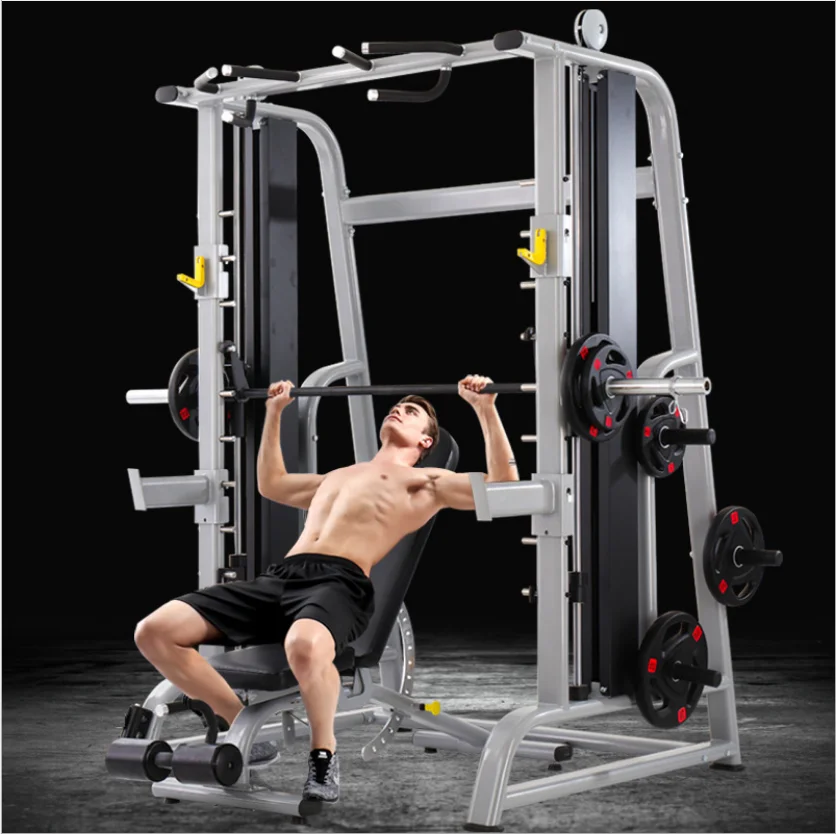 

2021 multi-functional gym equipment crossover cable smith machine